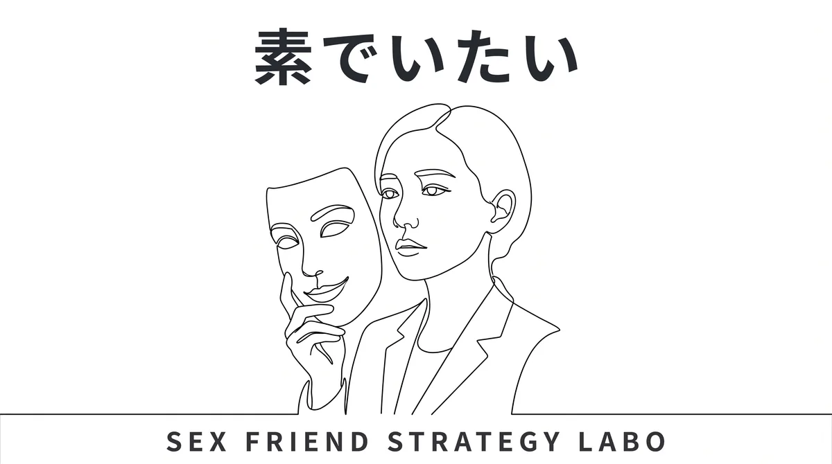 接客業の女性がセンスを褒める客ではなく素でいられる相手を求めることを表すイラスト